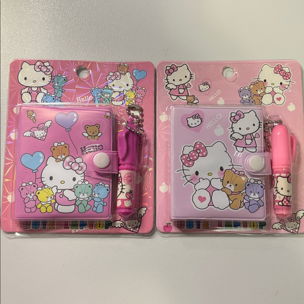 Hello Kitty Mini Notebook and Pen Set you choose